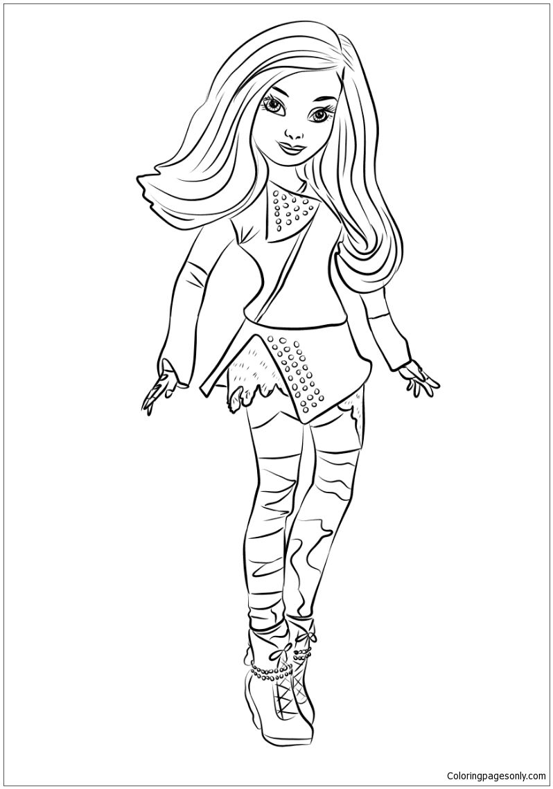 Descendants mal coloring page httpcoloringpagesonlypagesdescendants