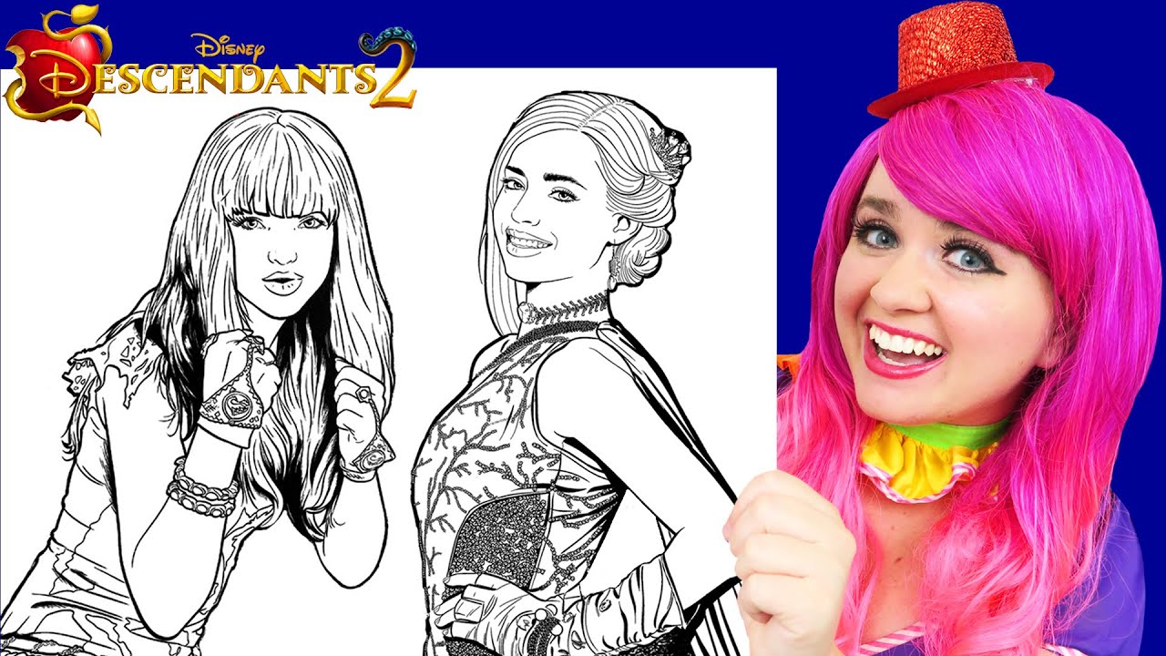 Coloring descendants al evie ua