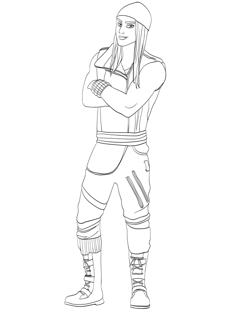 Descendants coloring pages