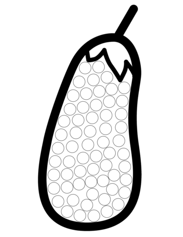 Eggplant coloring pages free coloring pages