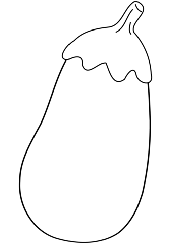 Eggplant coloring page free printable coloring pages