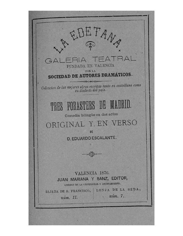 Tres forasters de madrid