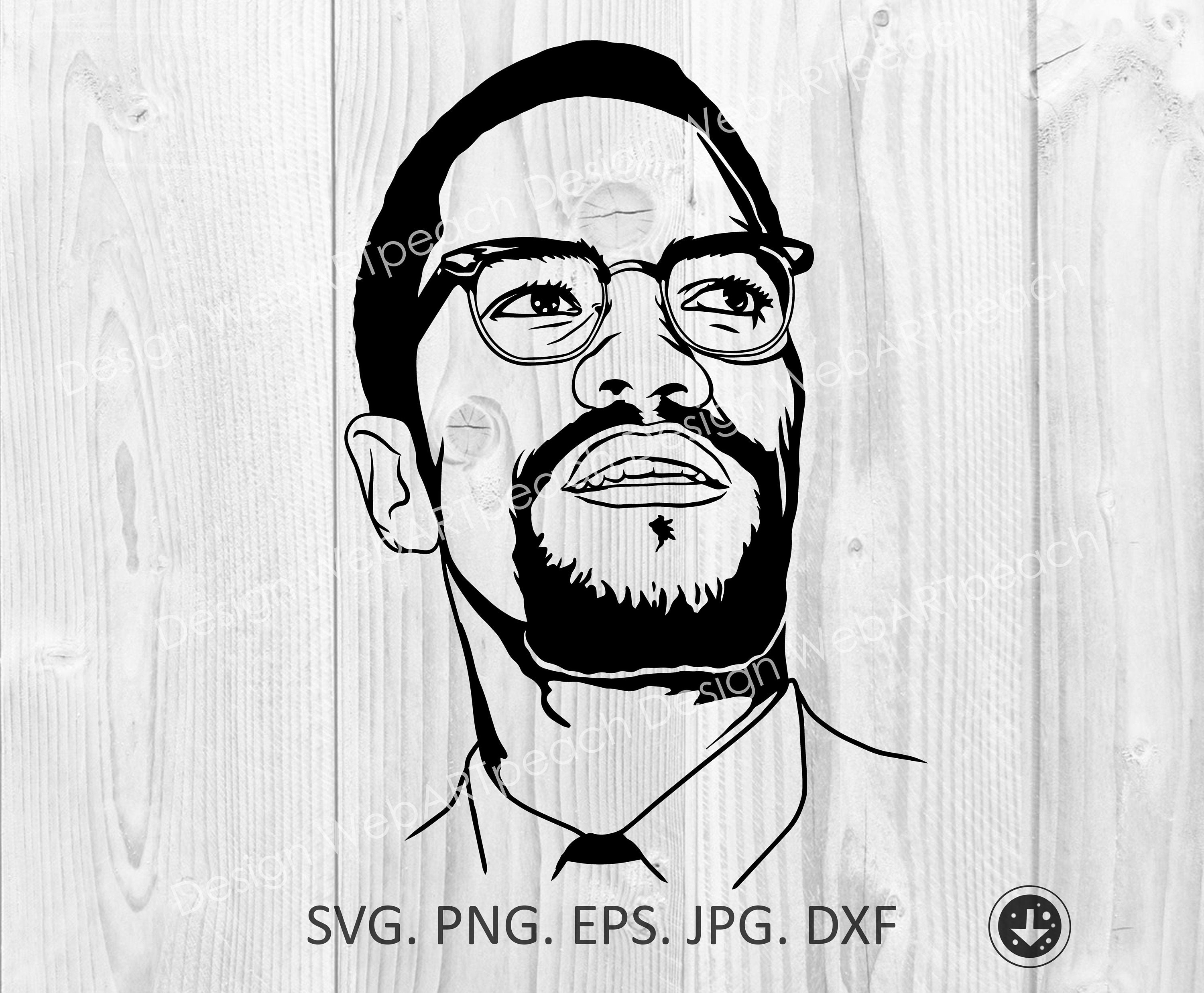 Malcolm x svg malcolm x fist svgdxf png black lives matter svg malcolm x clipart malcolm x files for cricut cut files for silhouette