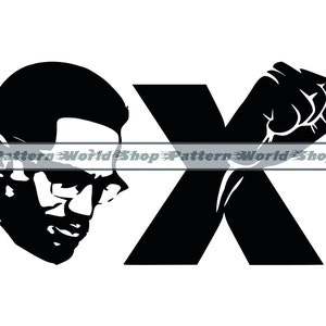 Malcolm x svg