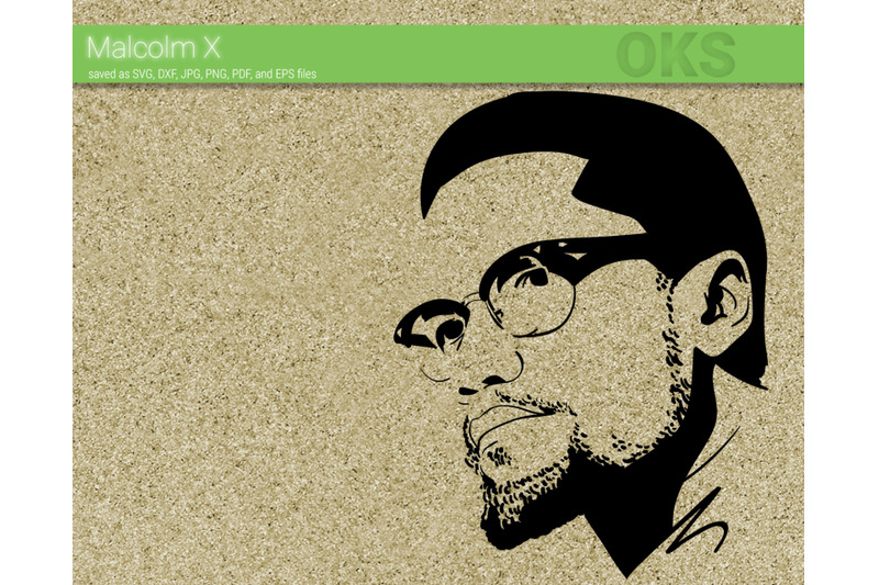 Malcolm x svg svg files vector clipart cricut download by crafteroks