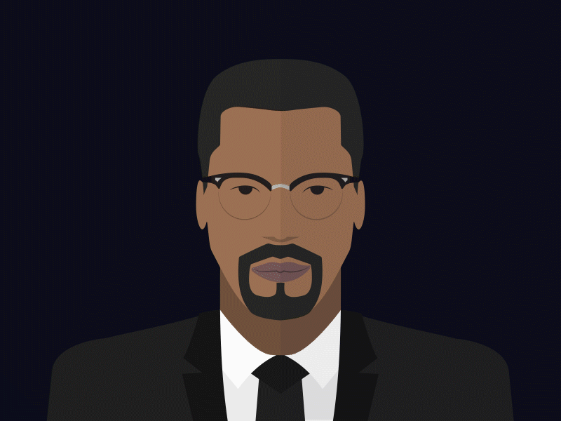 Malcolm x by shakeel on