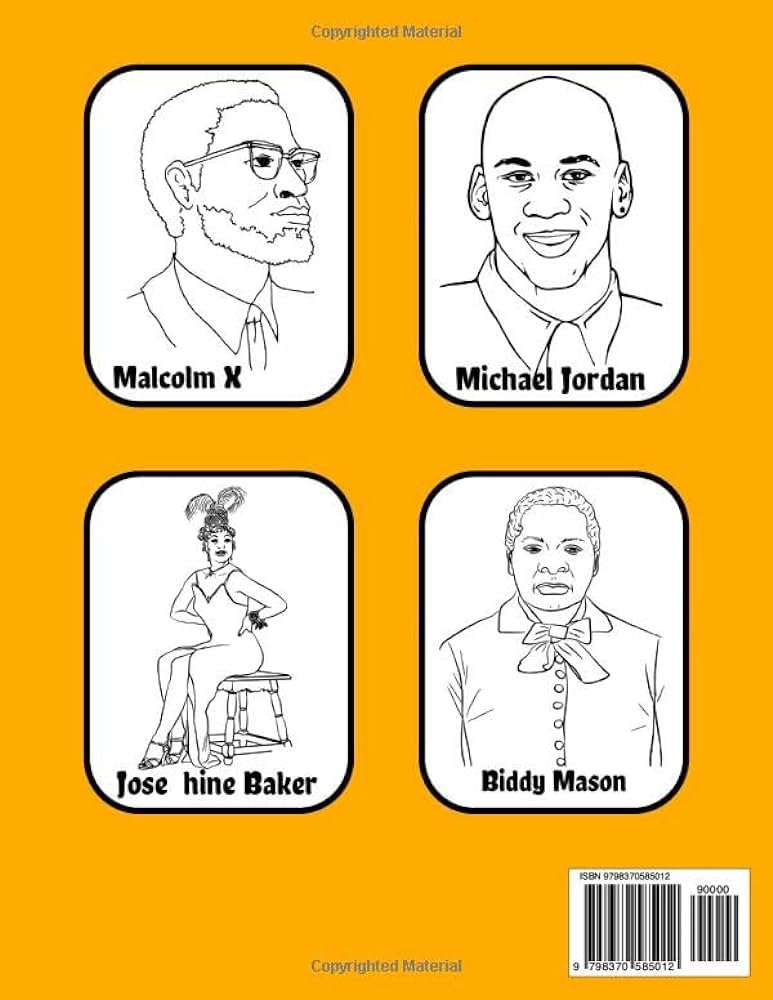 Black history month coloring book for kids black history month gifts educational book featuring african american legends coloring book black heroes and women black and proud black history book by black