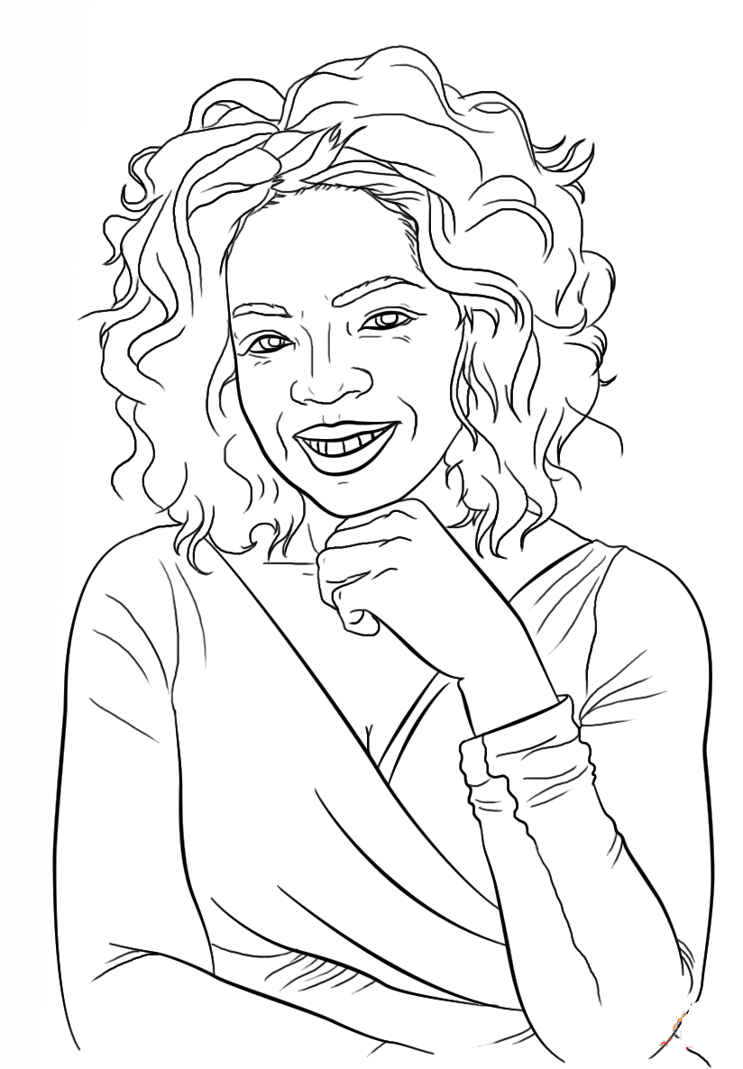 Malcolm x coloring pages