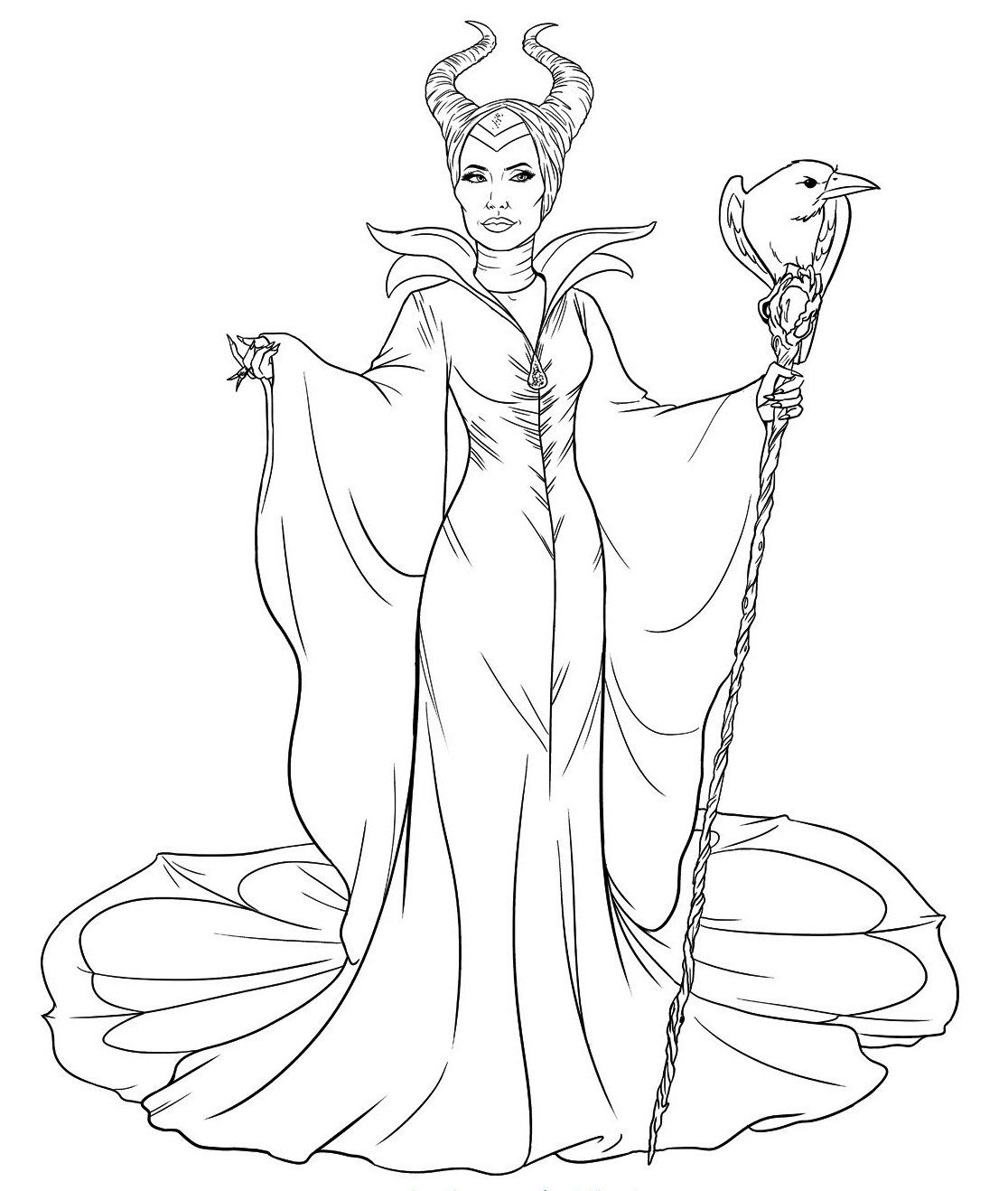 Maleficent colouring sheets pãginas para colorear de princesa dibujos de malefica dibujos