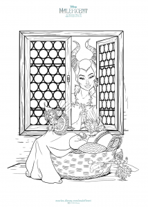 Imprime y colorea a malãfica y aurora pãginas para colorear disney hojas para colorear pãginas para colorear