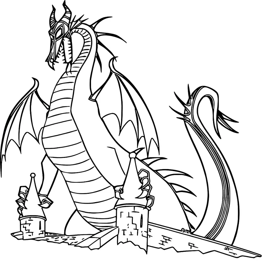 Maleficent malvorlagen