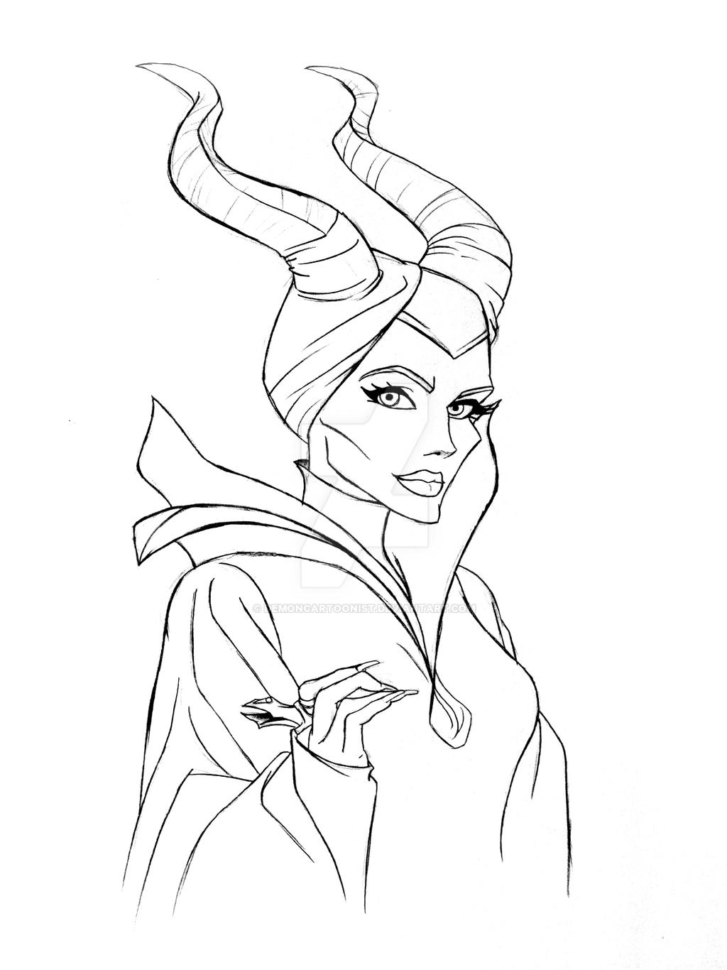 Maleficent by demoncartoonist on