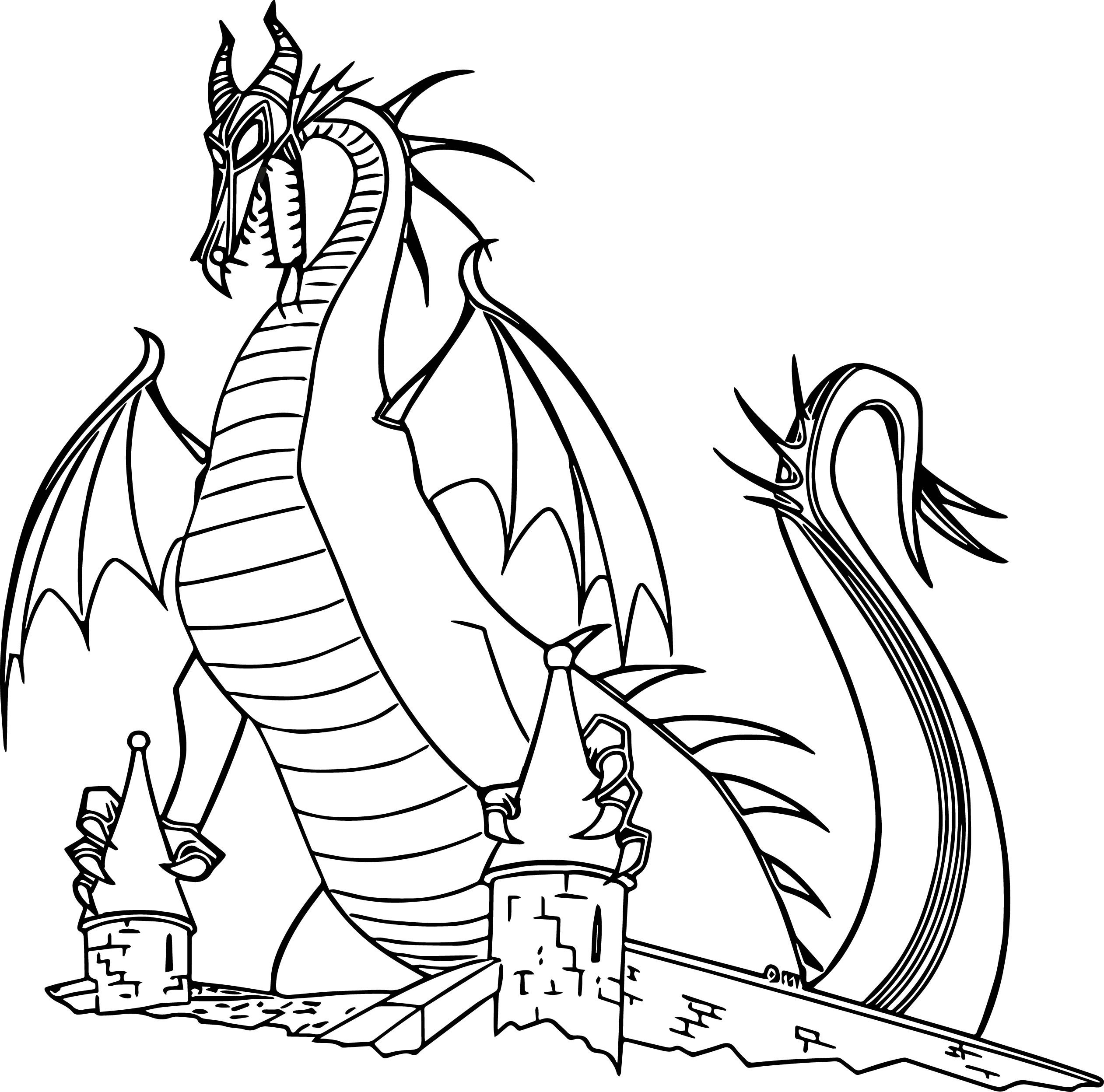 Dragon coloring pages free free coloring pages