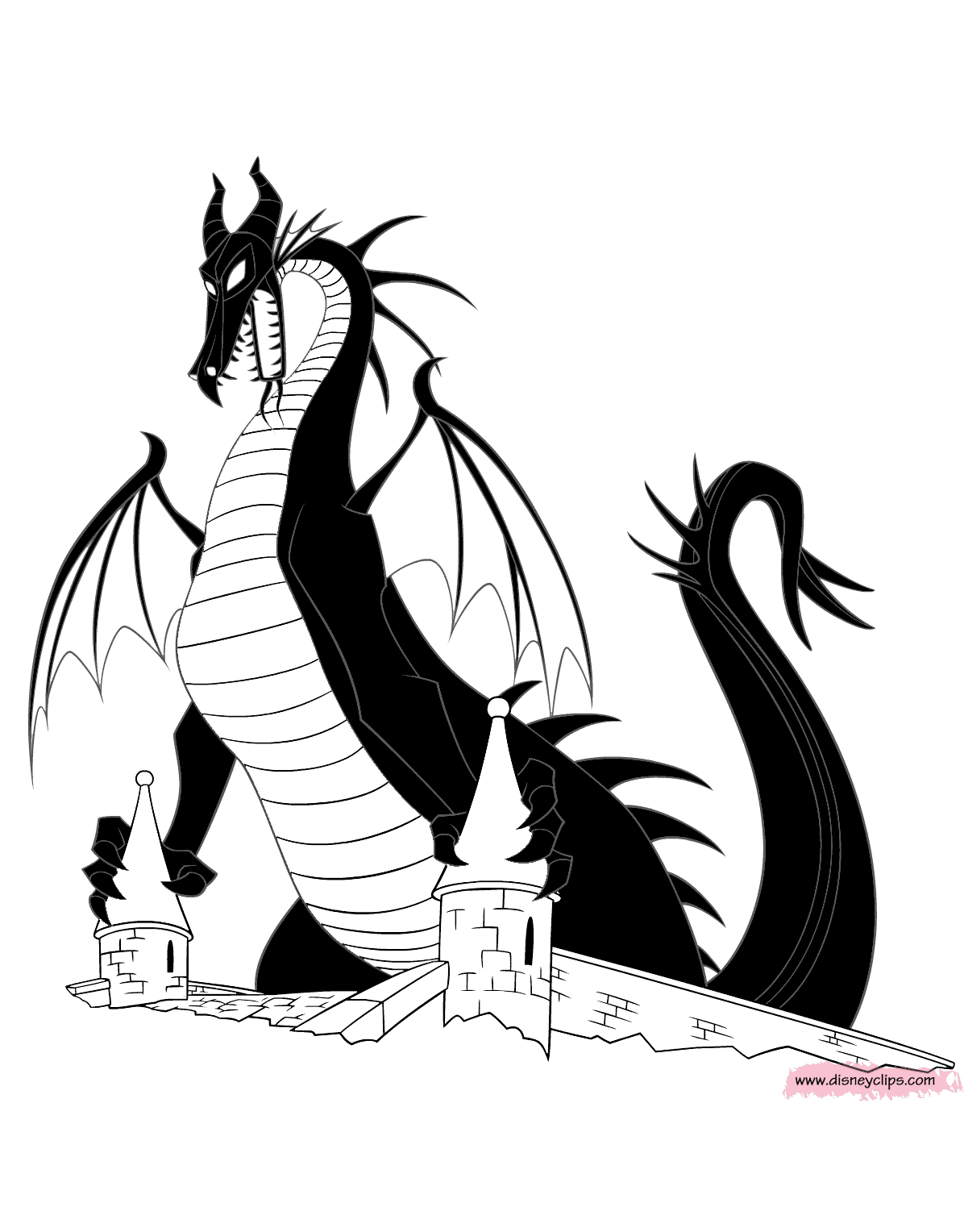 Sleeping beauty coloring pages