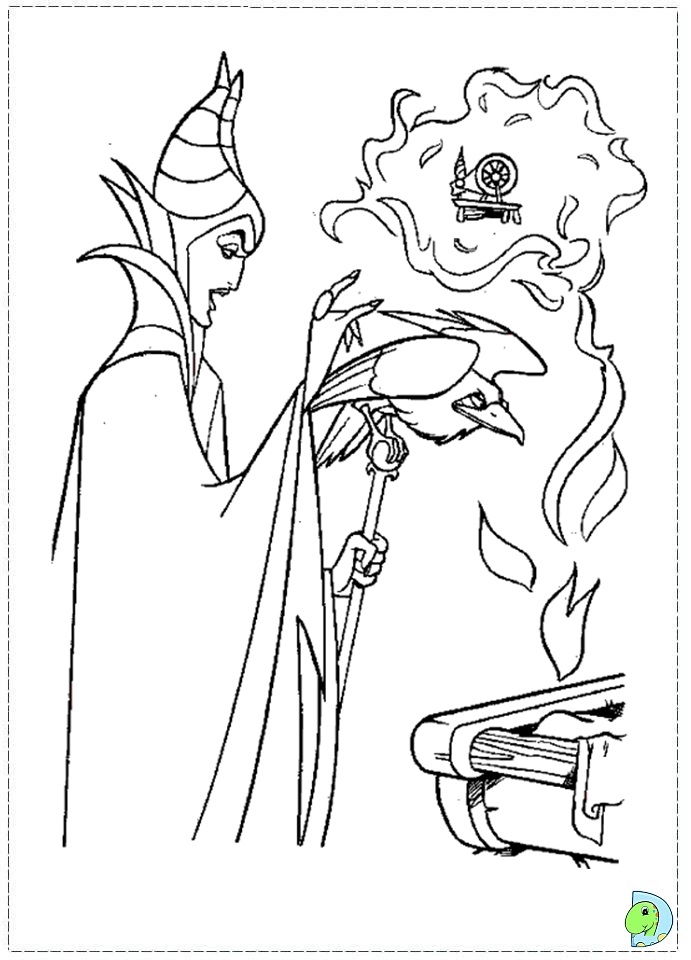 Sleeping beauty coloring page aurora coloring page