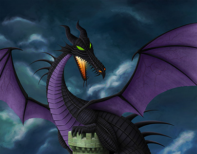 Dragon maleficent projects photos videos logos illustrations and branding