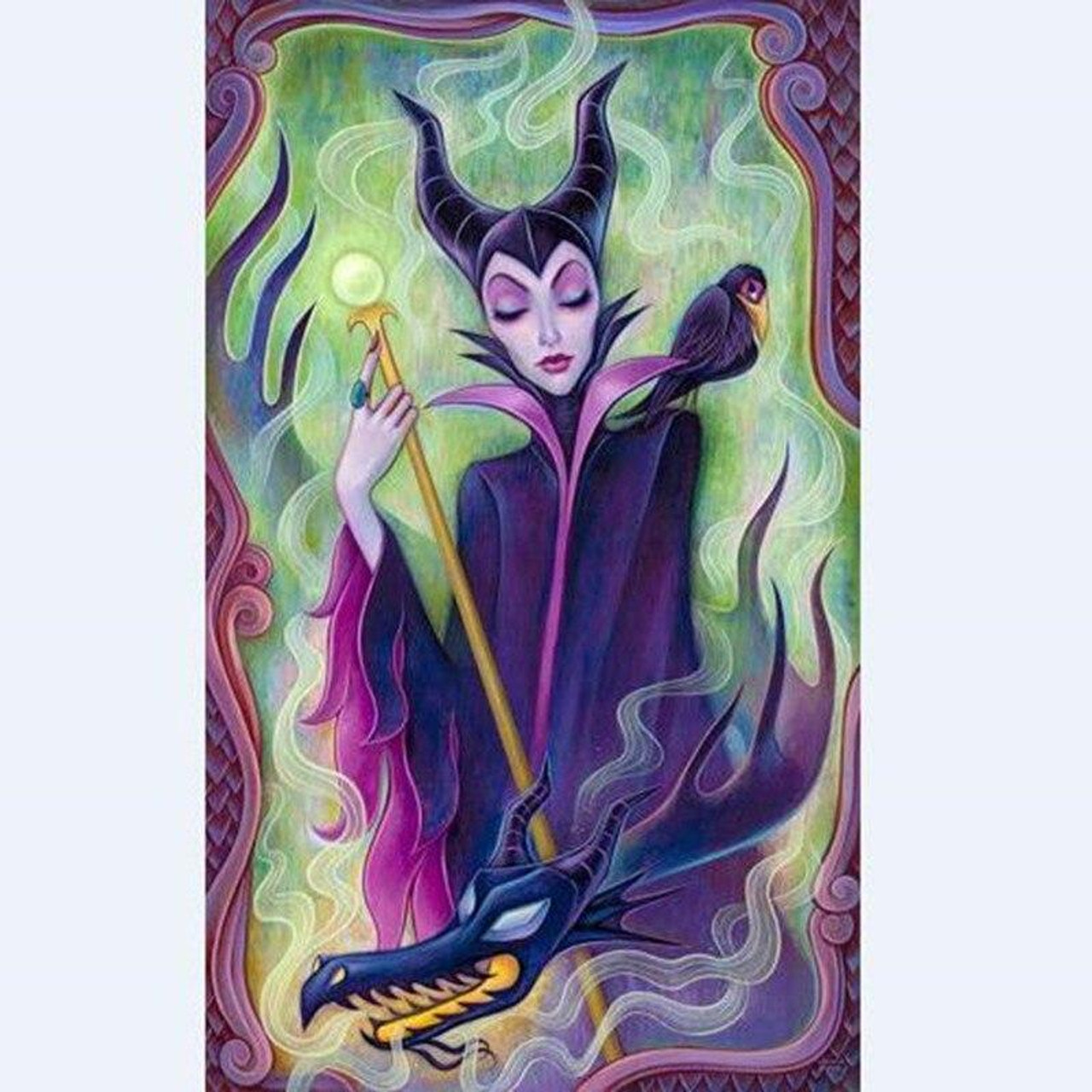 D diamond painting maleficent and dragon kit