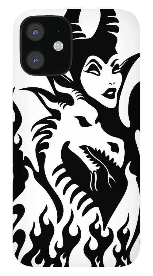 Maleficents dragon iphone case by daniella koontz