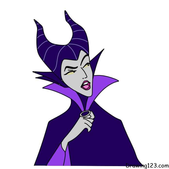 Maleficent drawing tutorial