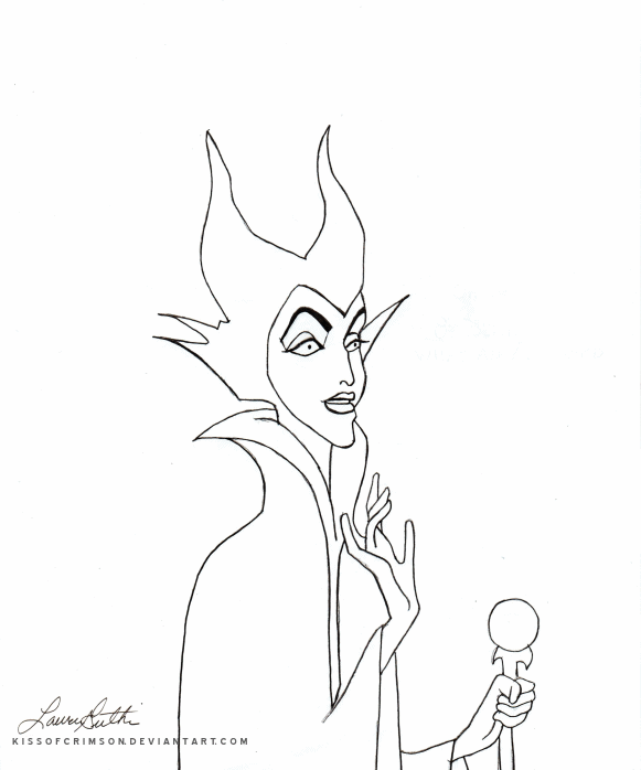 Maleficent animated by kissofcrimson on