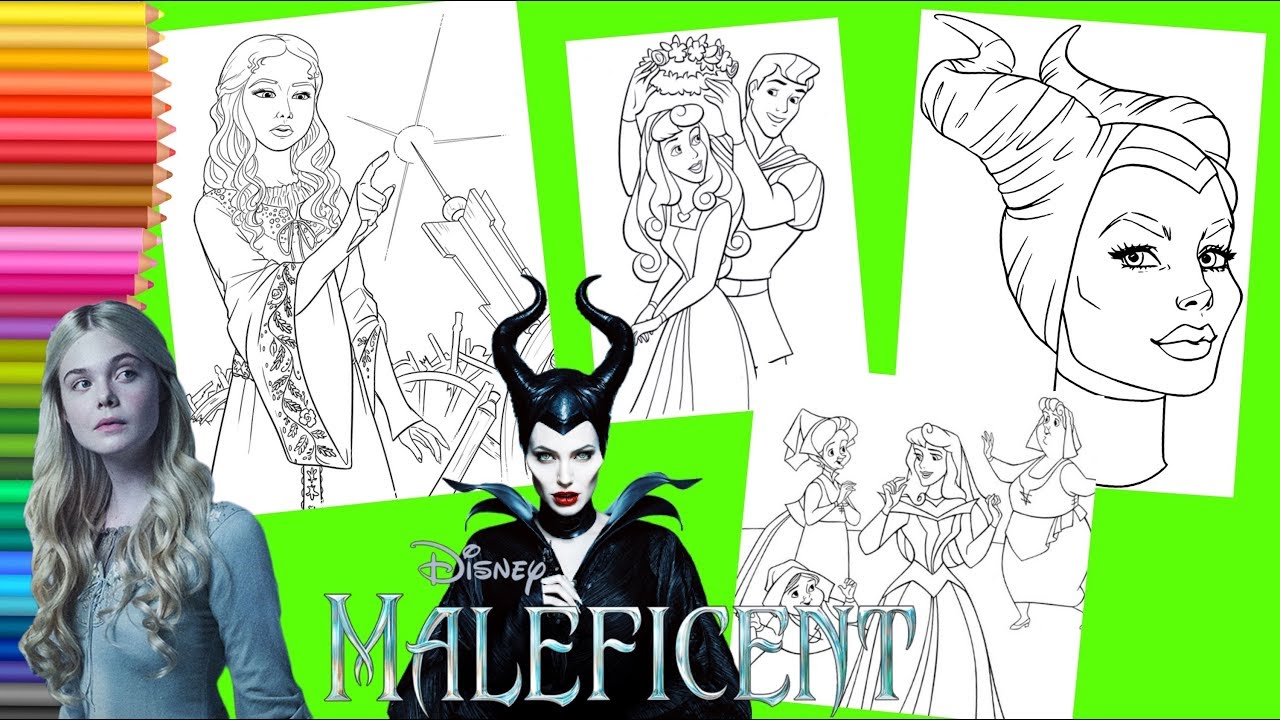 Coloring disney maleficent mistress of evil movie
