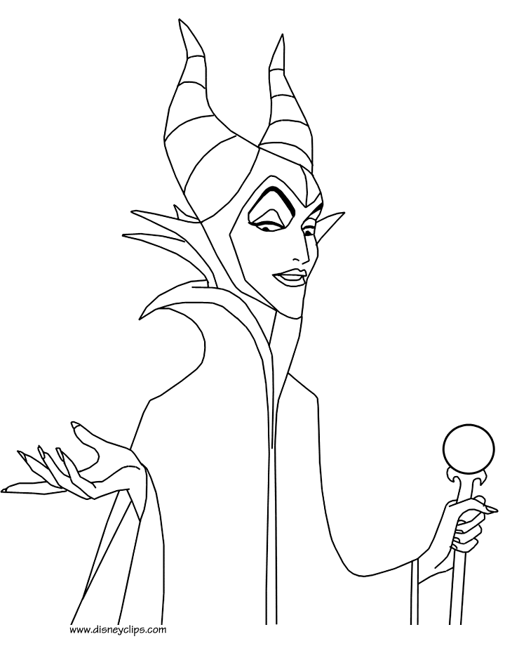 Sleeping beauty coloring pages