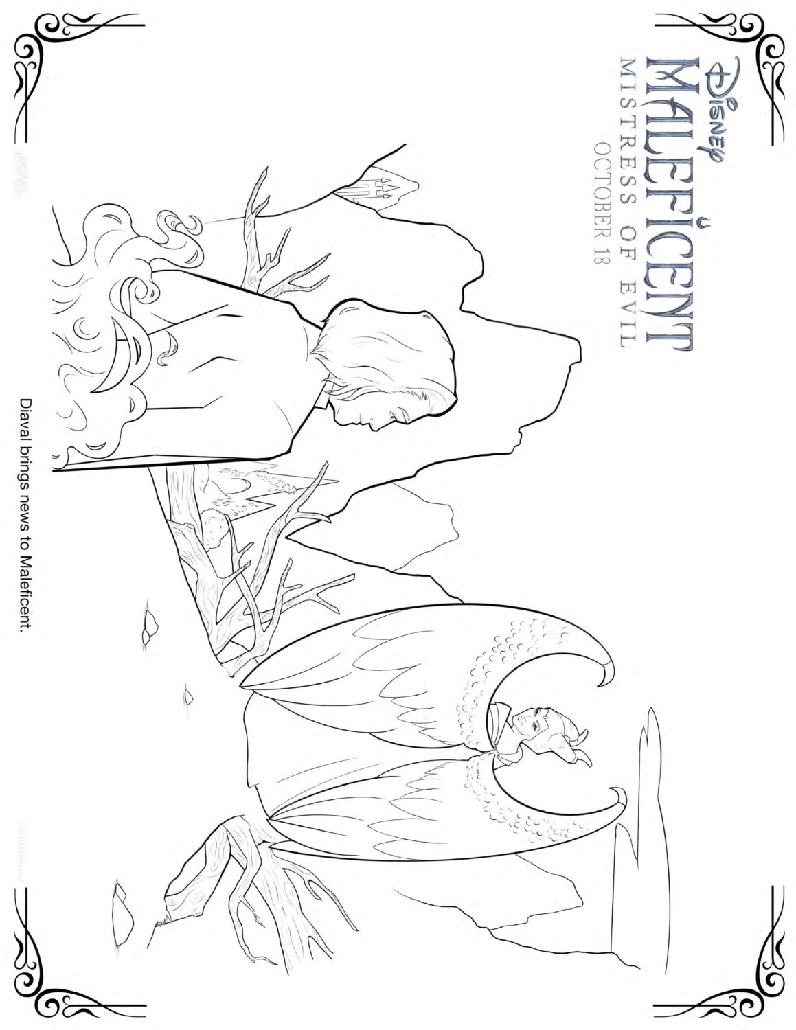 Maleficent coloring pages and activity sheets crazy adventures in parenting