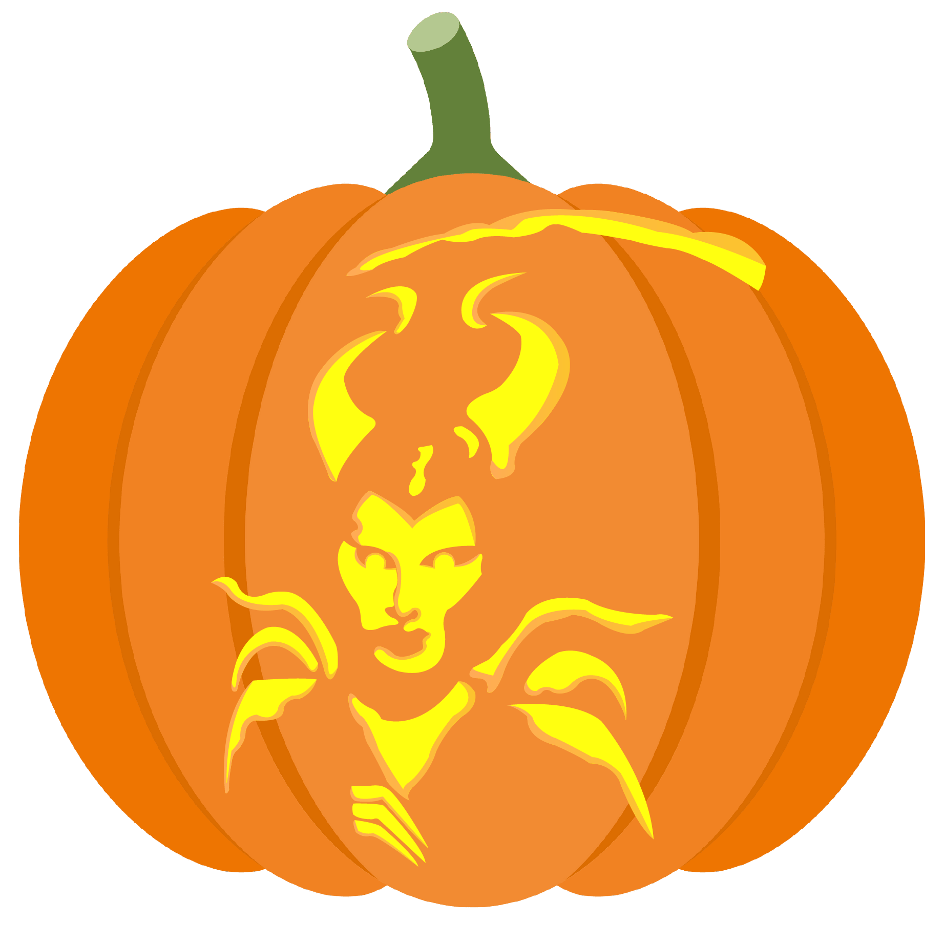 Maleficent pumpkin pumpkin stencil free printable papercraft templates