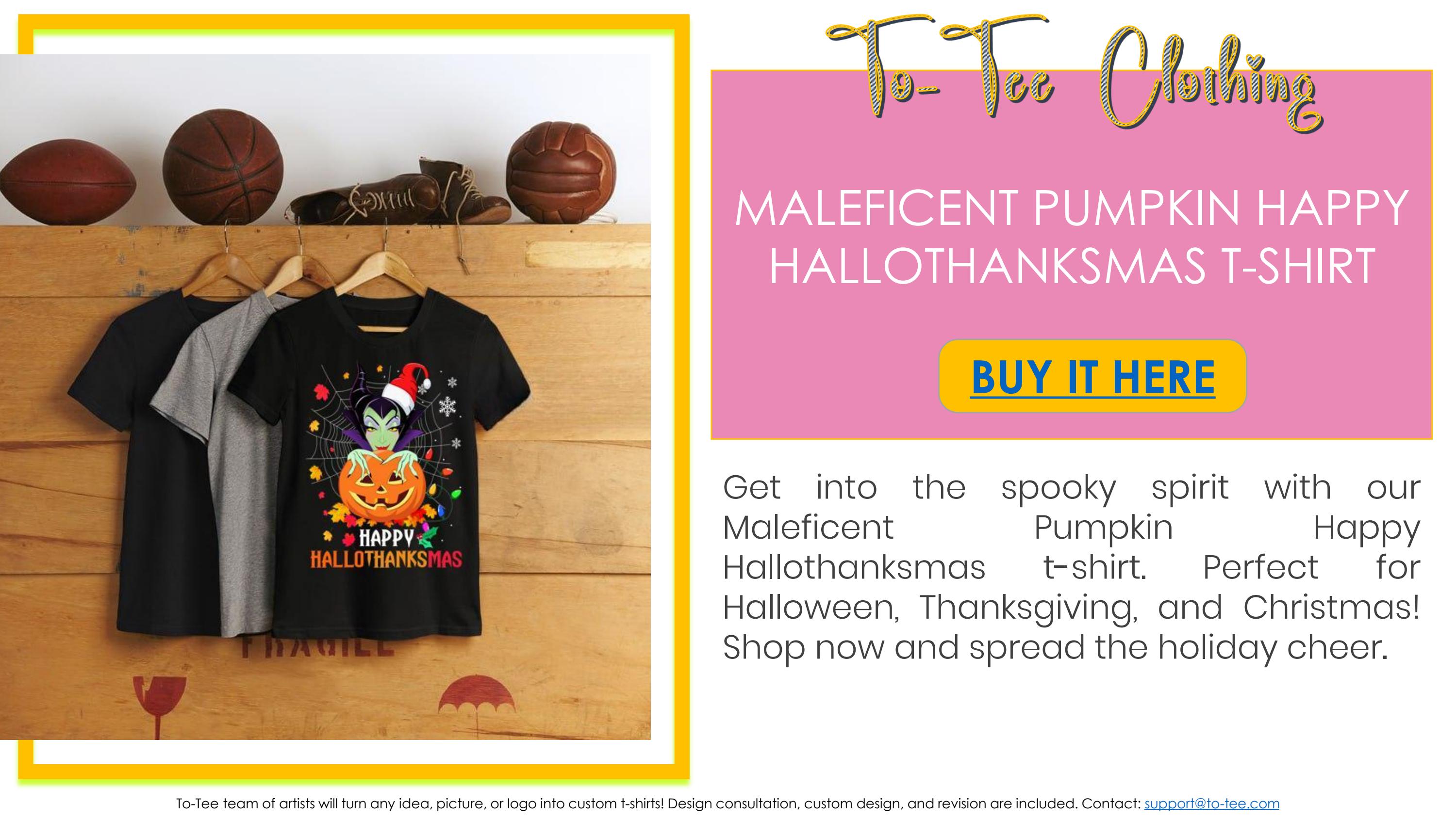 Maleficent pumpkin happy hallothanksmas t