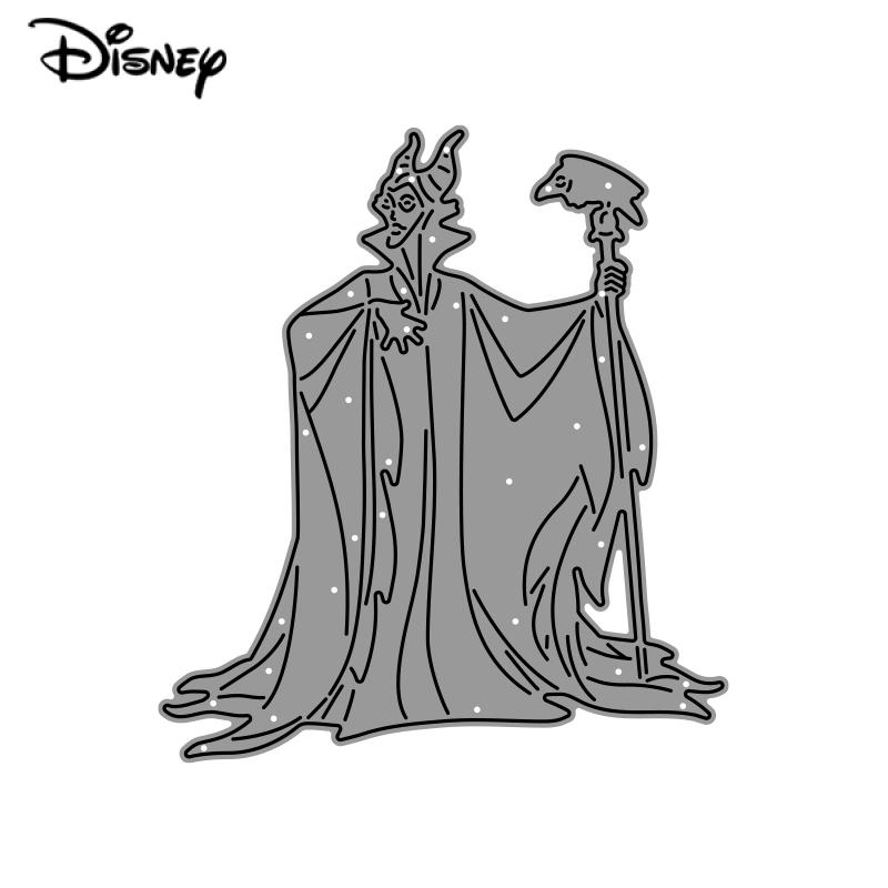 Disney characters maleficent cutting dies sleeping beauty villain die cuts for diy scrapbooking photo embossing diy paper cards