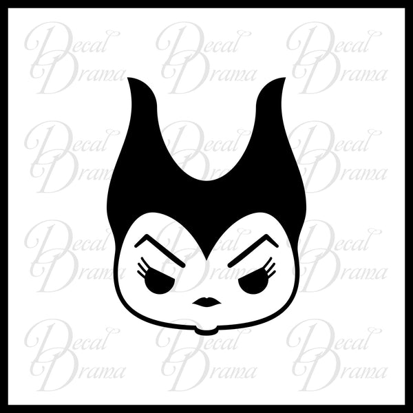 Maleficent chibi sleeping beauty villain vinyl carlaptop decal â decal drama