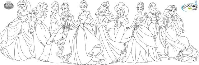 Disney princess coloring pages coloring ausmalbilder ausmalen disney malvorlagen