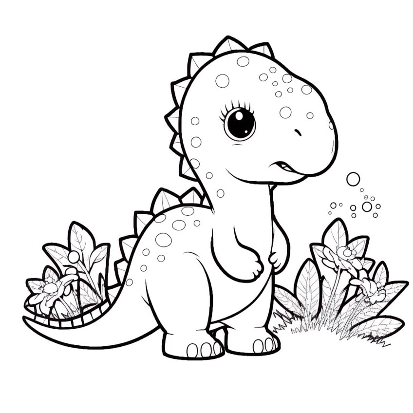 Dinosaur coloring pages