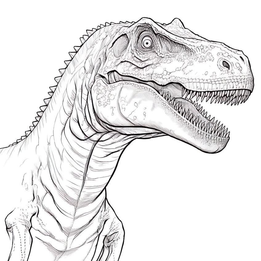 Dinosaur coloring pages
