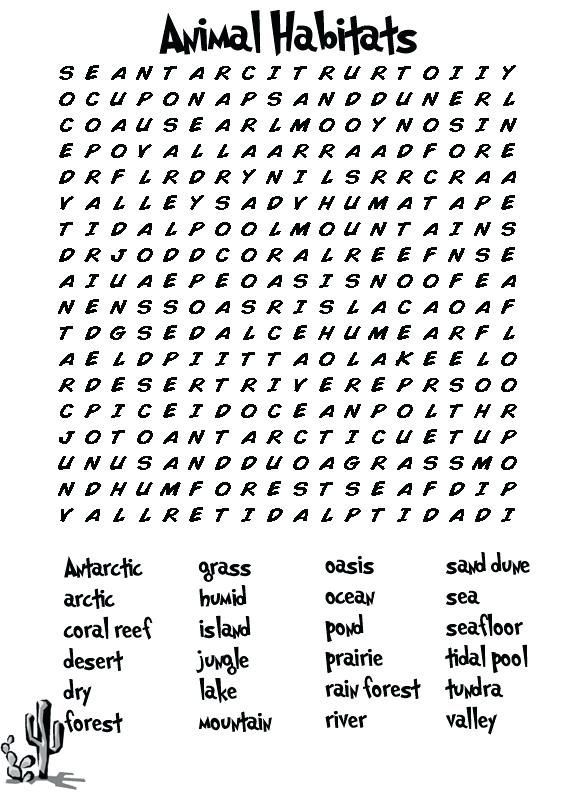 Third grade word search