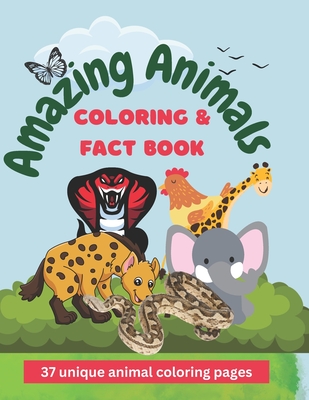 Amazing animals coloring and fact book facts on reptiles mammals birds and fish and more paperback joyride bookshop