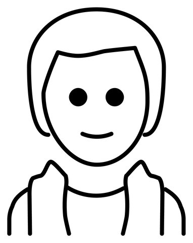 Man in steamy room emoji coloring page free printable coloring pages