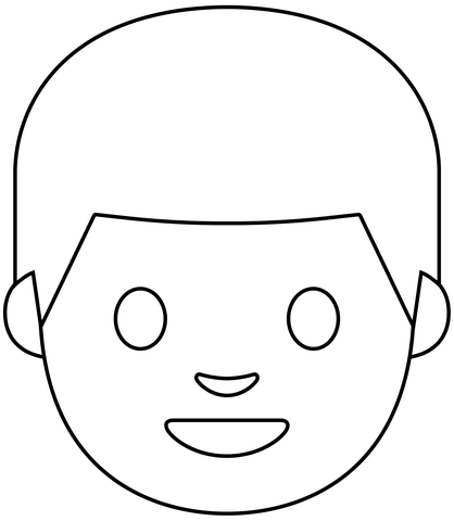 Man emoji coloring page free printable coloring pages