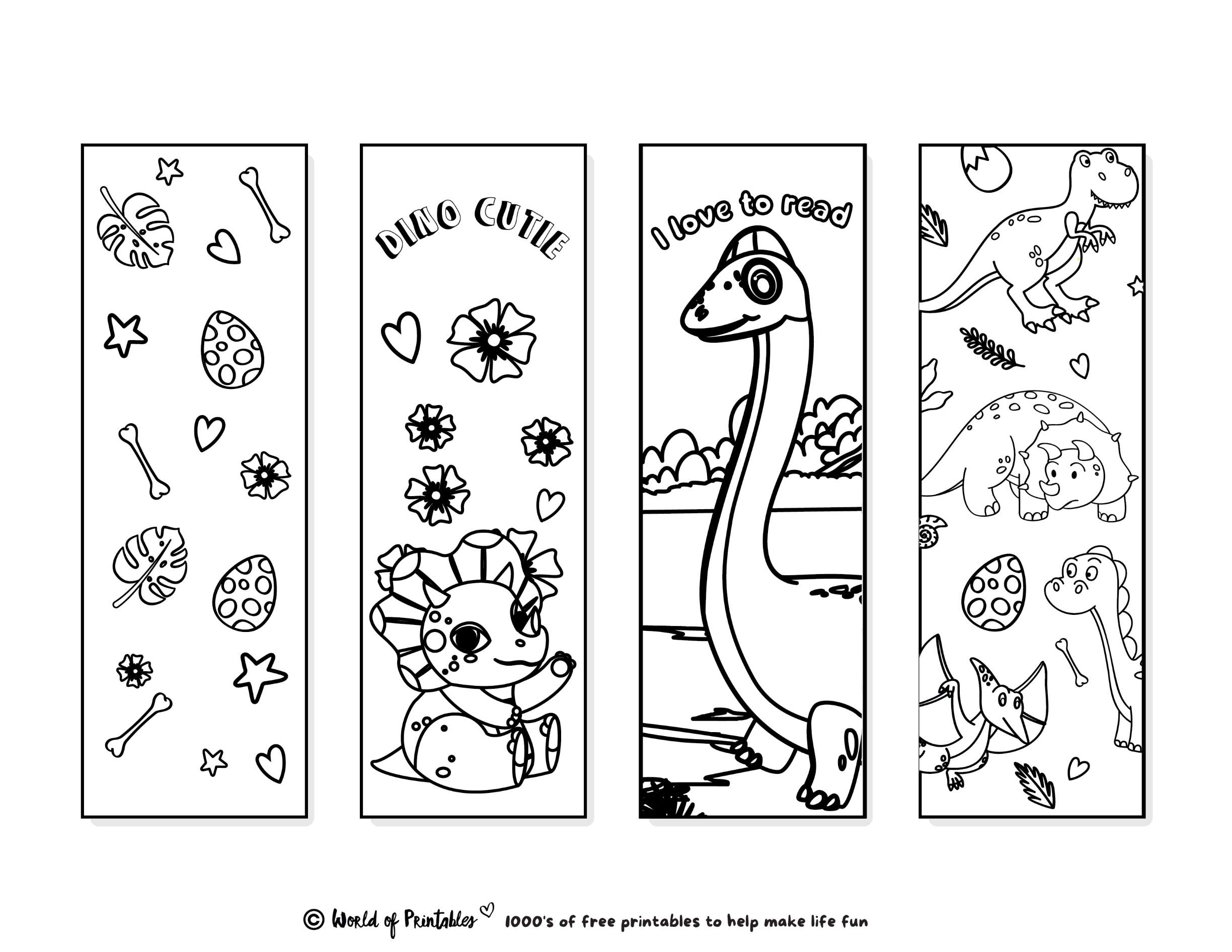 Printable bookmarks to color for adults kids