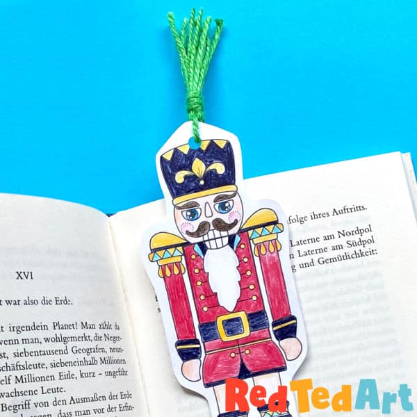 Free printable nutcracker bookmark