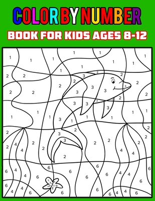 Color by number book for kids ages
