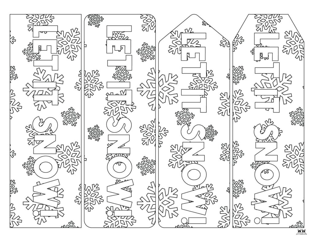 Christmas bookmarks
