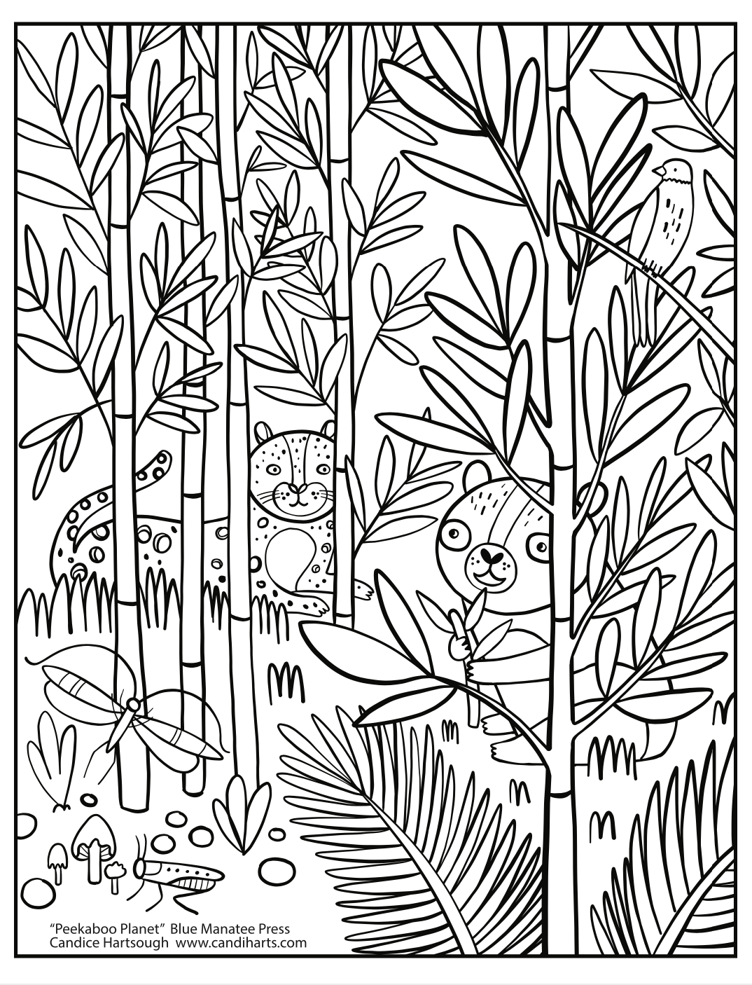 Coloring pages â blue manatee press
