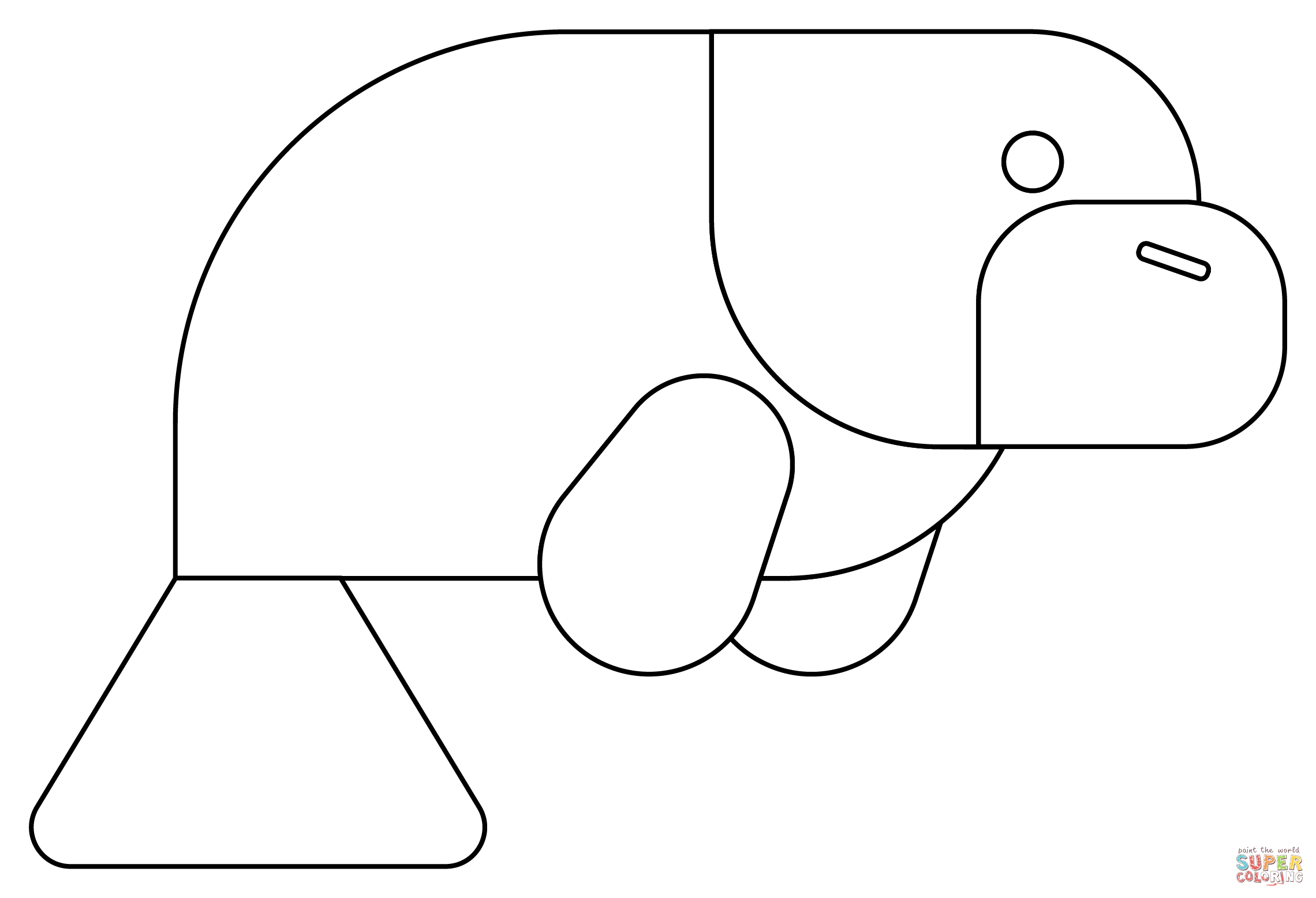 Manatee coloring page free printable coloring pages