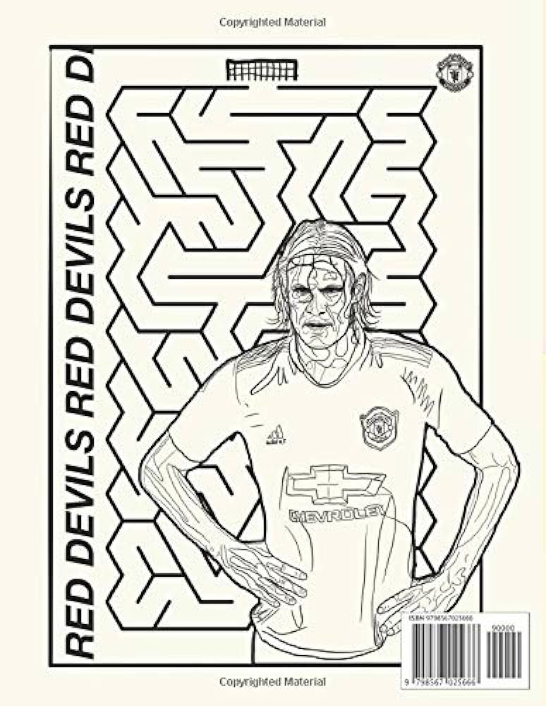 Manchester united colouring book activity book colouring pages for man united mega fans kids silas jack books