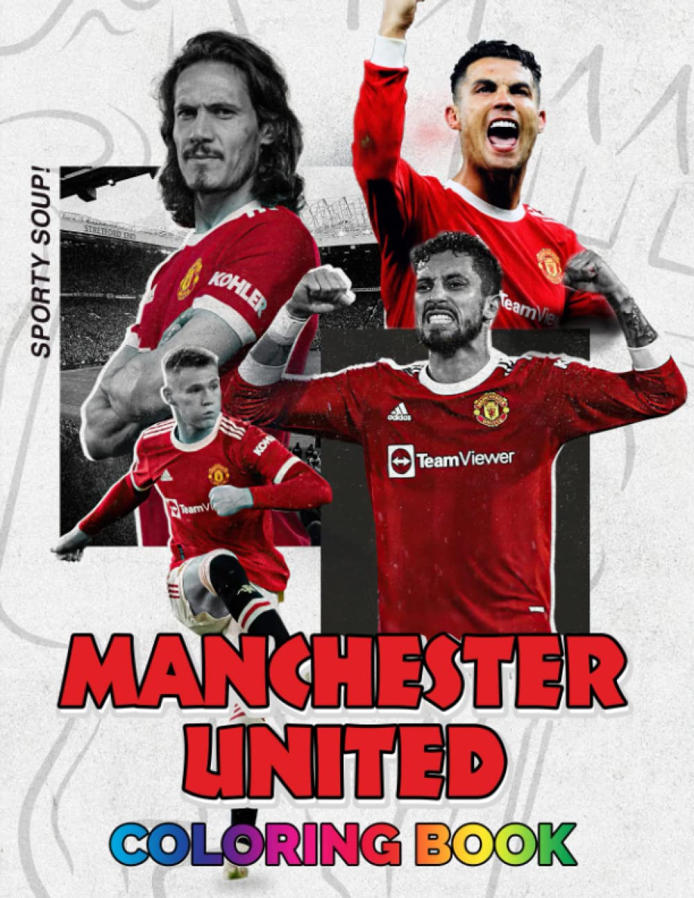 Manchesterì united coloring book spor football ana