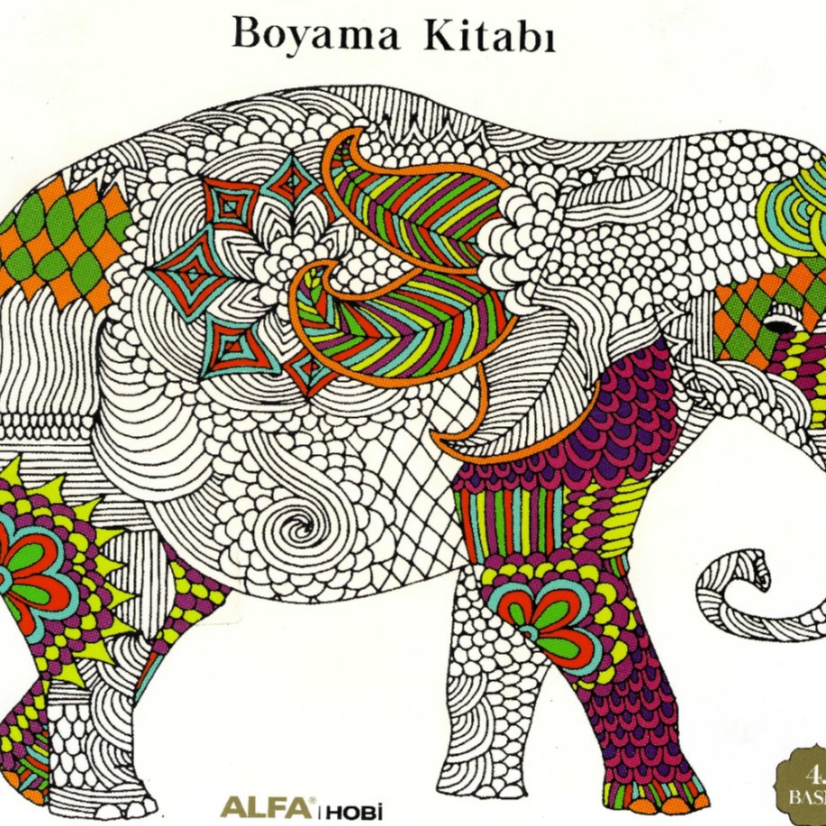 Mandala animals coloring book