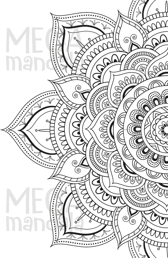 Adult coloring page mandala colouring page mandala poter kids coloring page sacred geometry