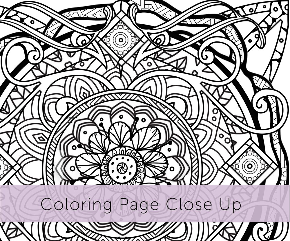 Mandala coloring pages