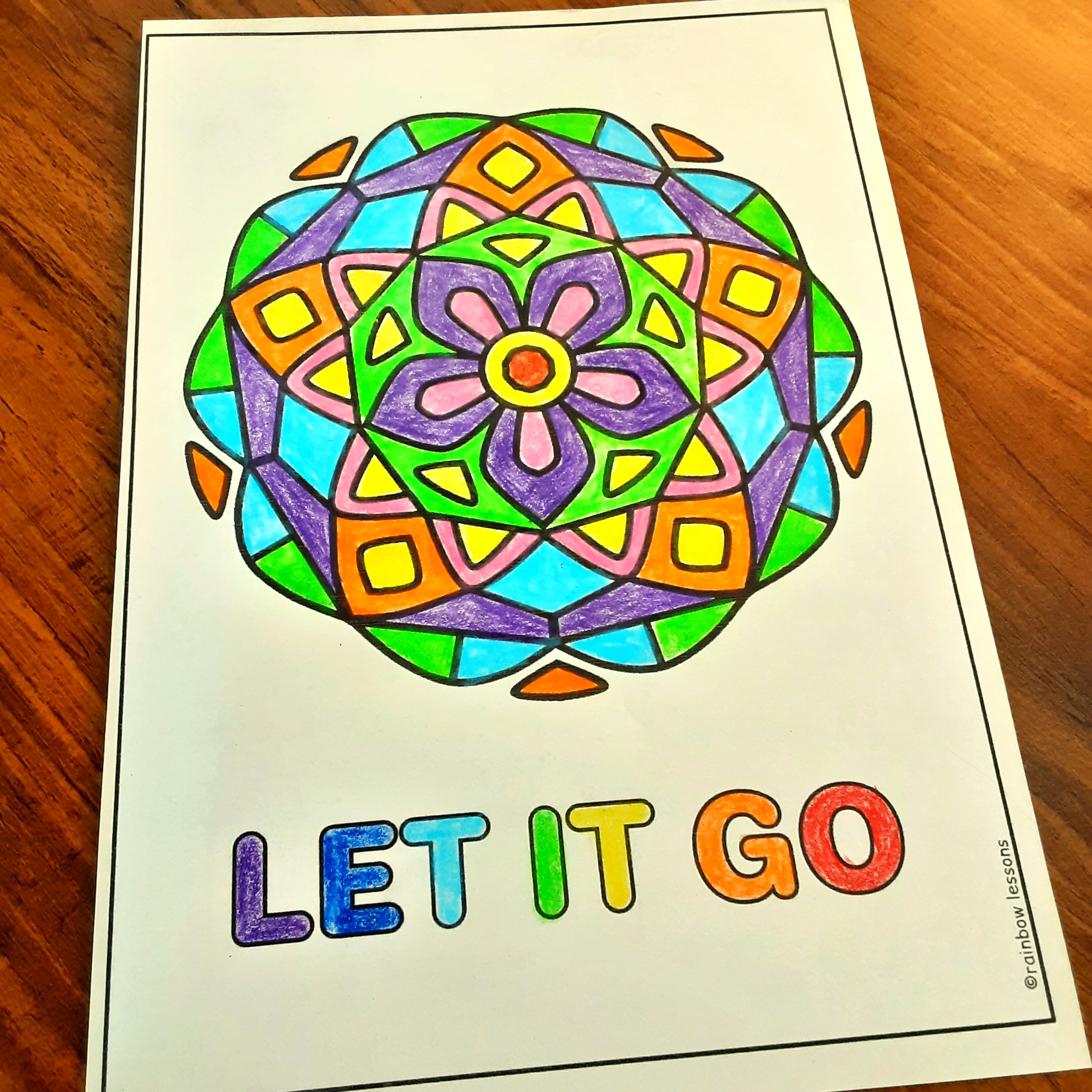 Mandala coloring pages for kids mindfulness coloring pages mindfullness made by teachers